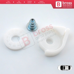 Kit de réparation de lève-vitre BWR1060, roue d'angle avant ou arrière gauche pour Hyundai Accent 1994 et après, 82403-0U010 - Product Image 3
