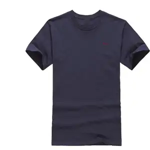 Fabriek Groothandel Custom Print Logo T Shirt 100% Polyester Katoen Voelt Custom Ontwerpen Sublimatie Blank Mannen T-shirt