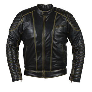 Blousons en cuir d'hiver simples et élégants pour hommes, coupe décontractée, confortables, à capuche, de haute qualité, avec logo frontal, meilleur prix - Product Image 4