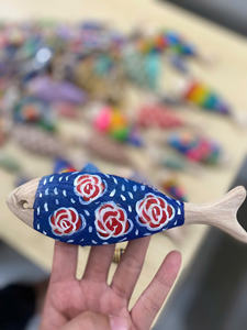 Peces de madera artesanales únicos disponibles a granel para exportación con grandes ofertas coloridos peces de madera de Vietnam listos para la venta - Product Image 6