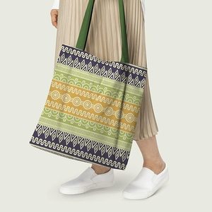 Sacs fourre-tout en toile de coton style bohème Aztec avec fermeture éclair, logo personnalisable, écologiques, décoration brodée, fabrication mécanique - Product Image 3