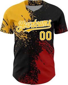 100% Polyester Baseball Jersey Full Dye Sublimation Imprimé Ensembles Séchage rapide et respirant avec style - Product Image 1