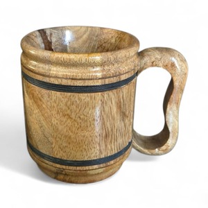 แก้วน้ำดื่มทำจากไม้สไตล์อเมริกันสมัยใหม่พร้อมหลอดข้าวสาลีดีไซน์ใหม่สำหรับชากาแฟเบียร์และไวน์ - Product Image 4