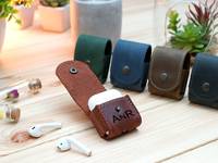 Vente en gros accessoires pour écouteurs et écouteurs en cuir housse de protection Kit Airbuds housse de protection sans fil