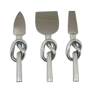 Nouveau design d'usine vente directe en acier inoxydable poignée serpent argent coupe-beurre trancheuse à fromage ensemble de couteaux - Product Image 2