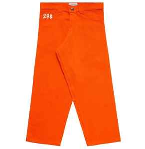 Jeans Personalizados de Lona, Cintura Alta, Bordados, Corte Recto, Ajuste Regular, Casuales - Product Image 6