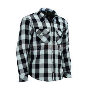Motorcycle Riding Flannel <b>Shirt</b> Lined Protective Fabric CE Approved Level 1 Protection <b>Pads</b> Windproof Sportswear Motorcycle Auto - Product Image 4