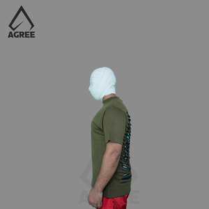 Camiseta personalizable para hombre con estampado de rayas de peso pesado 100% algodón de secado rápido y estilo de punto Tejido ligero de moda - Product Image 5