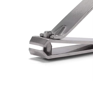 Cortaúñas de acero inoxidable, plata, pequeño cortaúñas portátil para dedos con Lima, cuidado del hogar, muestras profesionales, logotipo personalizado - Product Image 5