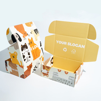 Logo personnalisé en gros Eco ondulé Mailer emballage mat laminé dossier pour vêtements cosmétiques soins de la peau expédition écologique