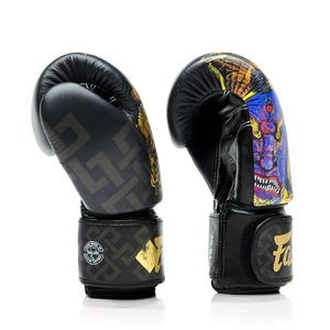 Guantes de Boxeo Estampados de Nuevo Modelo OEM ODM, Guantes de Boxeo Profesionales, Guantes de Boxeo 100% de Cuero Genuino para Adultos - Product Image 5