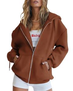 Sudaderas Otoño Moda Trajes Chaquetas casuales 2025 Ropa de invierno Mujeres Zip up Sudaderas con capucha de gran tamaño - Product Image 2