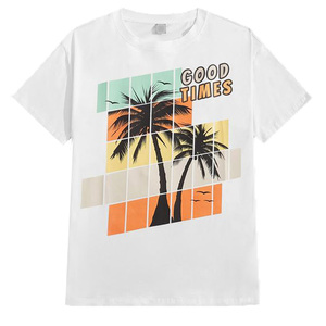 T-shirts vintage de haute qualité OEM pour hommes, haut élégant à col rond, respirant, tricoté, grande taille, logo personnalisé, design tendance, anti-boulochage - Product Image 5