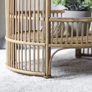 Table d'appoint en rotin vieilli de haute qualité vente en gros du Vietnam artisans bon prix ensemble de meubles de décoration pour salon - Product Image 3