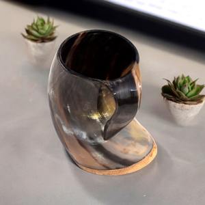 Fait sur mesure avec support gravé à la main corne à boire et corne à boire tasses en cornes de buffle idéal pour les magasins Viking - Product Image 6