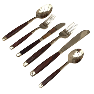 Vaisselle parfaite Ensemble de couverts faits à la main Couverts en métal appropriés pour restaurant-hôtel avec poignée en métal - Product Image 6