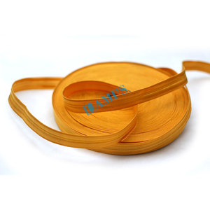 Encaje trenzado dorado personalizado OEM hecho a mano con seda e hilo metálico de Mylar para mangas de gorra y chaqueta - Product Image 6