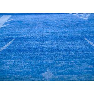 Alfombra de Lana Anudada a Mano Manchaha Azul con Patrón Abstracto, Tamaño Rectangular 9x12, para Hogar y Sala de Estar, para Adolescentes - Alfombras Jaipur - Product Image 3