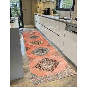 Tapis à motifs géométriques, design moderne pour salon et salle de bain, tapis en chenille - Product Image 3
