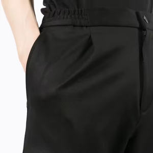 Nuevo diseño de ropa de calle para hombre, pantalones Cargo de tela de lona transpirable de alta calidad, logotipo personalizado, cintura media ligera - Product Image 5