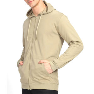 Vente chaude De Mode Zipper Hoodies Pakistan Fait Meilleure Conception Vos Propres Hommes Plain Blanc Bon Prix Hommes Zipper Hoodie - Product Image 1