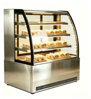 Vitrine réfrigérée verticale pour supermarché commercial, avec double porte vitrée, pour la présentation et le stockage de boissons