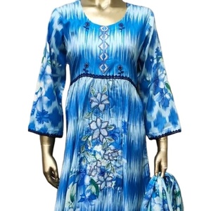 Shalwar kameez-pakistani-shalwar kameez วัสดุผ้าฝ้ายสำเร็จรูปผู้หญิงคุณภาพสูง - Product Image 1