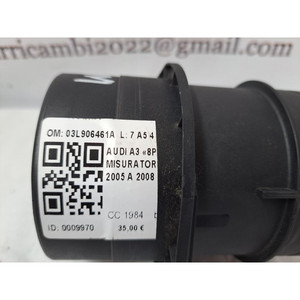 DEBIMETRO AUDI A3 Serie (8P1) 03L906461A Benzina 1984 (05>08) - Product Image 5