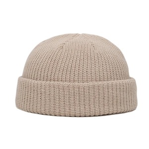 2025 nueva mezcla de lana tejida gorro de invierno grueso cálido gorro de lana para mujeres y hombres esquí característica de tela común - Product Image 2