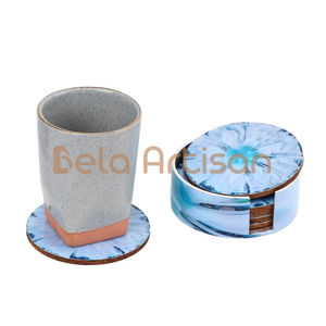 Productos Personalizados, Prensa de Transferencia de Calor, Sublimación, Forma de Corcho, Madera, Posavasos, Base Redonda de MDF - Product Image 4