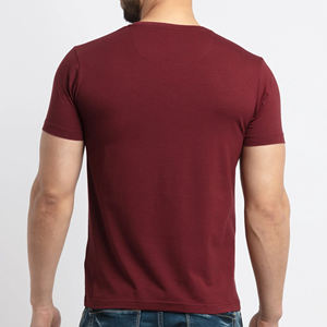 T-shirt pour homme en coton 100% écologique, décontracté, uni, été, service OEM, haute qualité, respirant, séchage rapide, manches courtes, col rond - Product Image 2