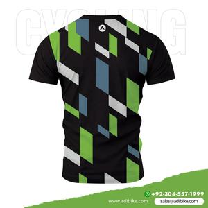 Chemises de cyclisme à demi-manches pour cyclistes Évacuation de l'humidité et tissu respirant Caractéristique coupe-vent - Product Image 3