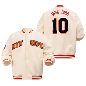 Veste de Baseball en Laine Vintage de Haute Qualité sur Mesure pour Hommes Lycée Bomber Style Chenille Broderie Letterman Grande Taille - Product Image 1