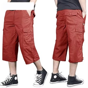 Pantalones Cortos Cargo de Nailon/Cachemira para Hombre, con Bolsillos, Estampado por Transferencia Térmica, Anti-UV, Ropa Deportiva Transpirable para Verano, Tallas Grandes, Personalizables - Product Image 2