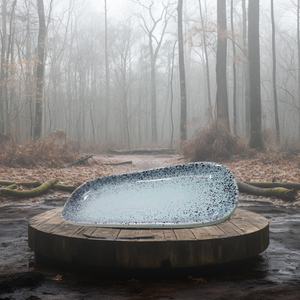 จานพอร์ซเลนขนาด9นิ้วจานเซรามิกเคลือบหรูหราดีไซน์ใหม่ - Product Image 3