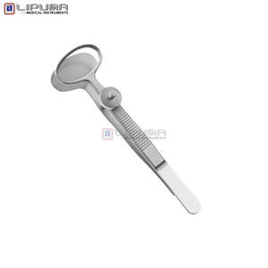 คีมจับแผลชนิดวงแหวนในรูปวงรี DESMARRES ขนาดเส้นผ่านศูนย์กลางวงแหวนด้านใน 10.4-19.8 มม. ด้ามจับแบน สแตนเลส 9 ซม. อุปกรณ์ทางการแพทย์ - Product Image 5