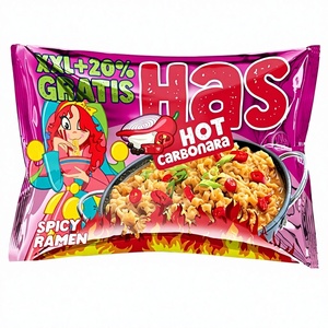 Fideos Instantáneos Picantes con Carbonara, Certificados Halal, XXL, 20% de Harina de Trigo Frita Gratis, Caja de 120g, Tiempo de Cocción de 5-15 Minutos - Product Image 1