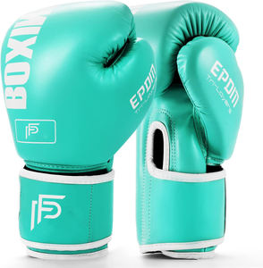 Guantes de boxeo impresos personalizados Forro interior suave Agujeros de ventilación transpirables Servicio OEM/ODM Guantes de boxeo de alta calidad - Product Image 1