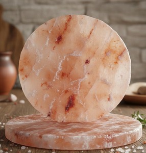 แผ่นหินเกลือหิมาลายันสีชมพูธรรมชาติสำหรับทำอาหาร ใช้เสิร์ฟ และใช้ในครัว - Product Image 5
