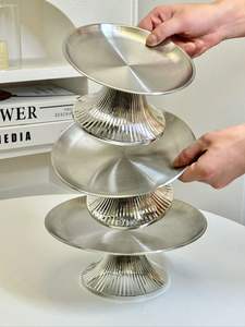 Kitchenware Bakeware Cake Stand <b>Antique</b> Finish Metal Cake Stand Handcrafted Iron Cake - Product Image 4