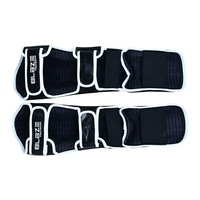 Protèges-tibias de Muay Thai avec protection des pieds et des genoux, protège-tibias légers pour le kickboxing, le MMA et tous les sports de combat debout