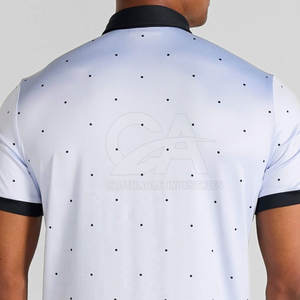 Camisetas de polo de golf de secado rápido Tarifa al por mayor 2025 OEM Logotipo personalizado Ropa de hombre Polo de golf Camisetas de manga corta - Product Image 6