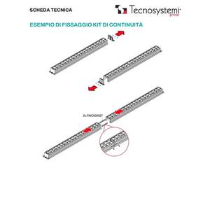 ตัวกระจายลมแบบเส้นตรง PVC ป้องกันการเกิดหยดน้ำ Tecnosystemi พร้อมตัวควบคุมแบบ 1 ช่องสำหรับระบบ HVAC - Product Image 4