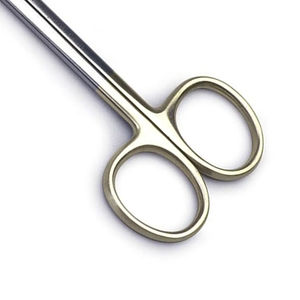 Ciseaux de dissection chirurgicaux de type Metzenbaum, 6 pouces, courbés, à bout arrondi, en acier inoxydable, qualité chirurgicale, ISO CE - Product Image 4