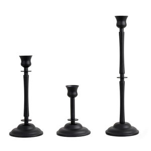 Candelabro Decorativo de Hierro Negro de Alta Calidad, Hecho a Mano, Ecológico, para el Hogar, Mesa de Navidad, ROSHAN HANDICRAFTS - Product Image 2