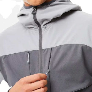 Chaqueta de chándal con cremallera, conjunto de pantalones holgados, logotipo personalizado, bloque de Color, chándales de nailon, rompevientos personalizado para hombres, conjunto cortavientos 2025 - Product Image 3