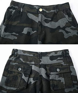 Pantalones cortos informales personalizados de alta calidad para hombre, pantalones cortos de lona de verano para hombre, pantalones cortos informales de camuflaje con servicio personalizado - Product Image 4