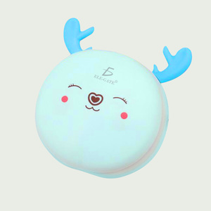 USB Rechargeable Hand Warmer with Light Ring and <b>Mirror</b> Portable <b>Plastic</b> Installation for Household Outdoor Garage Use - Product Image 1