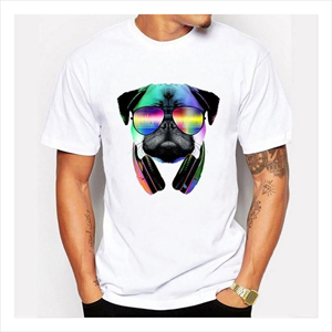 T-shirt pour homme de haute qualité, coupe ajustée, impression numérique formelle, design personnalisé, impression DTG - Product Image 3