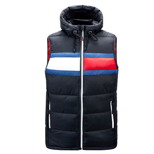 2023 Winter Warm Men's Outdoor Puffer <b>Vest</b> High Quality Breathable Anti-Shrink Windproof Casual Pocket Cheap Price OEM Available - Product Image 1